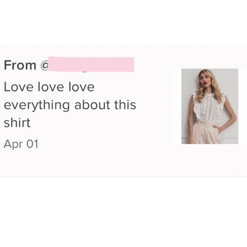 Cotton White Ruffle Embroidery Detail Top - Picture 6 of 7